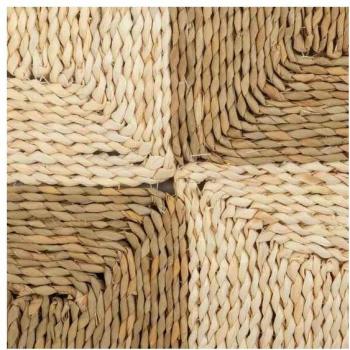 ALFOMBRA DE FIBRA NATURAL TEJIDO ARTESANAL WANDERLUST DECO marrón 90x180x2h cm