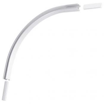 Riel Chyc 5431640 Codo con Empalme para Riel Aluminio P-950 Blanco, Multicolor, X-Large