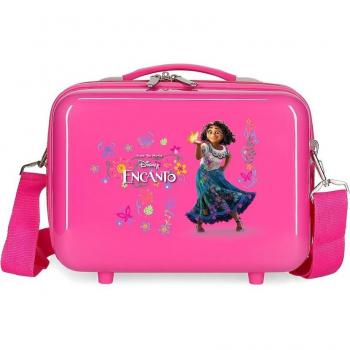 Neceser Disney Encanto Mirabel fucsia - Práctico neceser infantil con diseño de Mirabel, ideal para viajes y excursiones.