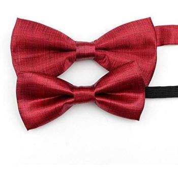 Yunxin Padre-Hijo Nota de la música del bastón de Bowtie septiembre Piano Guitarra Tela Escocesa Familia Cena de celebración de Boda de la Mariposa diseño Lindo de la Pajarita,21 de de septiembr.