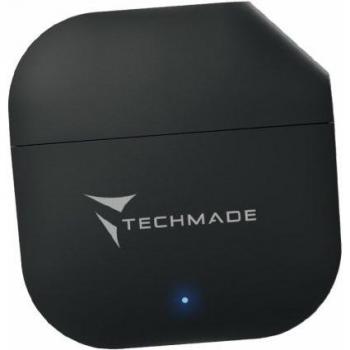Auriculares In-Ear Bluetooth Techmade TM-XM201 con Estuche de Carga Negro