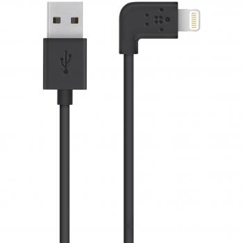 Belkin Mixit - Cable con Ángulo de 90° de Lightning a USB Compatible con iPhone/iPad