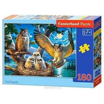 Puzzle Castorland Familia de Búhos 180 Piezas