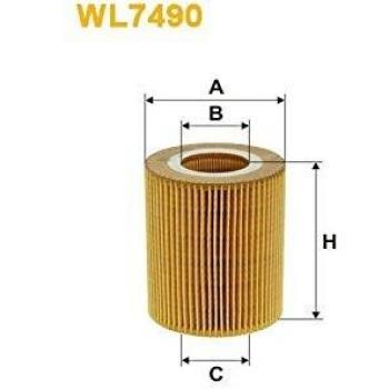 Filtro de aceite ecológico WIX WL7490 para vehículos Citroën C5 II 3.0 HDi