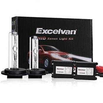 Excelvan - 55W HID Xenón Headlight Faro Kit de Conversión