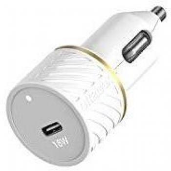 OtterBox Rugged Fast Car Charger, USB C 18W PD - White
