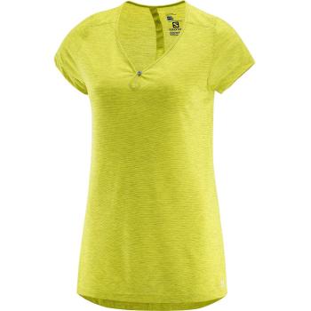 Salomon Ellipse Scoop SS W Camiseta, Mujer, Verde