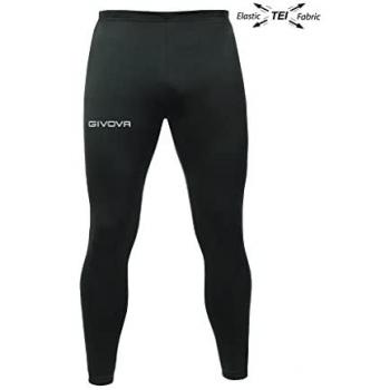 Givova Unisex Black Slim Training Leggings 2XL