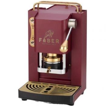 Cafetera Faber Mini Deluxe Automática/Manual a Cialde 1.3L 500W 15 Bar Color Rojo Cereza