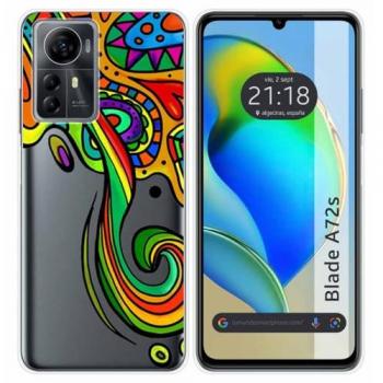 Funda de Silicona Colorida con Dibujos para Zte Blade A72s