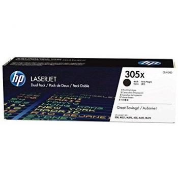 HP 305X - 2-pack - High Yield - black - original - LaserJet - toner cartridge