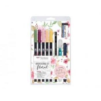 Set de Acuarelas Tombow Floral 9 Piezas