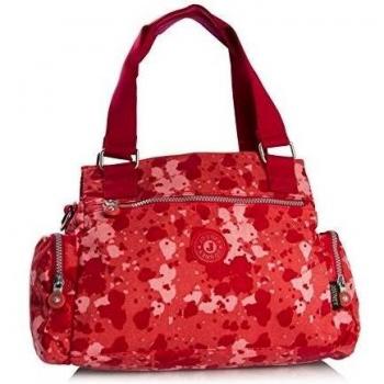 BHBS Bolso de Hombro, en Tela, con Multicompartimentos e Ideal para llevar los Artículos del Bebé
