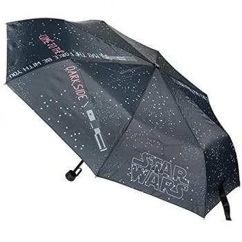 CERDÁ LIFE'S LITTLE MOMENTS Cerdá - Paraguas De Mano Plegable De Star Wars - Licencia Oficial Disney Paraguas De Mano Plegable De Star Wars - Licencia Oficial Disney, Niños, Multicolor, Talla Única