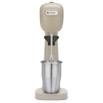 Mezclador de Batidos y Frappés Hendi 400W con 2 Vasos Mezcladores (Acero Inoxidable y Policarbonato) - Diseño Beige