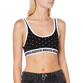 Diesel UFSB-BRAS, Sujetador Deportivo para Mujer, Negro