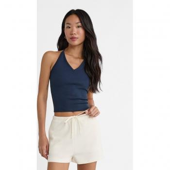Soft-Touch Ecru Drawstring Shorts XL