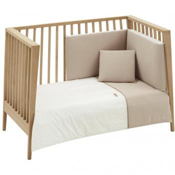 Cambrass Juego de 2 Piezas Funda Nórdica Cuna 60 Magia Beige 100x140x3 cm