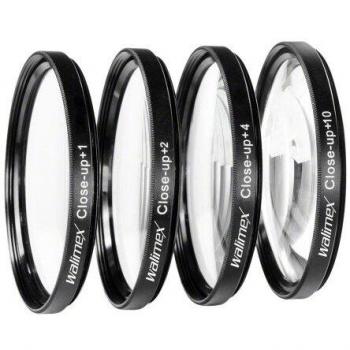 Walimex - Juego de lentes para primeros planos especial para macrofotografía