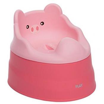 Play Potty - Orinal, color Rosa claro y oscura