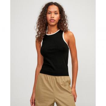 Jack & Jones - Camiseta Sin Mangas Evelyn Comfy de Punto