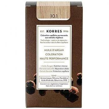Korres Argan Oil Permanent Hair Color 10.1 Platinum Ash Blonde