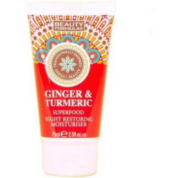 Beauty Formulas - Crema hidratante de noche Superfood Ginger & Turmeric