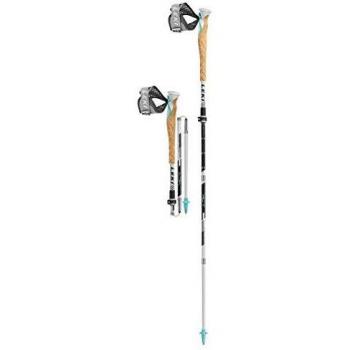 Bastones Leki MCT 12 Vario Carbon Mujer 100-120 cm Blancos/Negros/Menta
