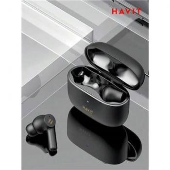 Auriculares Inalámbricos Havit TW958 Pro con Bluetooth 5.3, Cancelación de Ruido Activa (ANC) y Sonido Ambiente - Color Negro