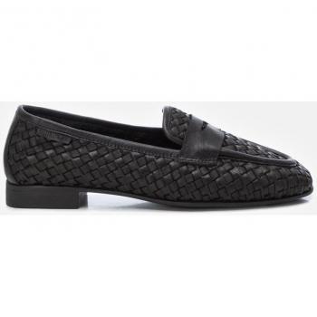 Mocasines de piel para mujer con suela de goma