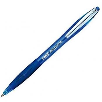 BIC Prima de bolígrafo retráctil apretón de Goma Azules de 1,0 mm Ref 902132 [Paquete 12]