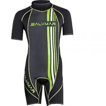 Salvimar Shorty Man One Piece Swimsuit, Negro, L Unisex-Adult