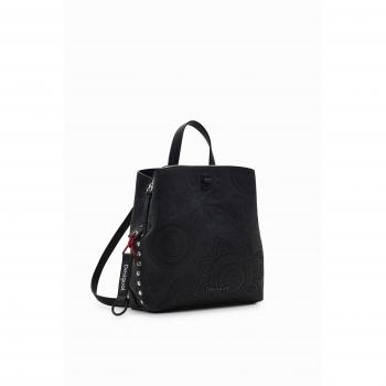 Desigual DEJAVU SUMY MINI Women's Backpack in Black, Fashionable Compact Zip Backpack, Female, Size: One Size