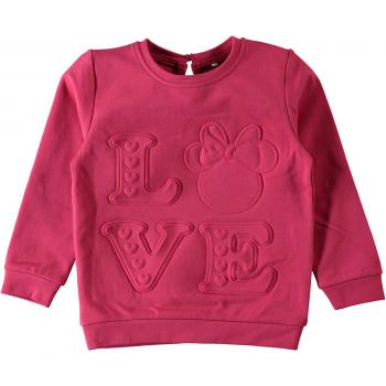 NAME IT - Sudadera - para niña Frambuesa Vino 12 meses