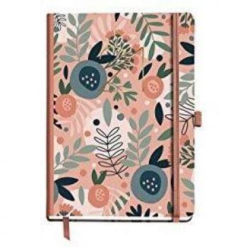 Miquelrius - Agenda 2021 Pink Forest, Español, Semana Vista, Tamaño 122 x 168 mm, Papel 70 g, Cubierta Rígida Cartón, color Flores Rosa