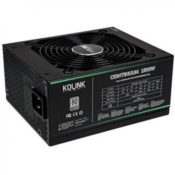 Kolink Continuum 80 Plus Platinum Fuente de Alimentación - Modular - 1500 Watts - 150 x 86 x 180 mm - Black