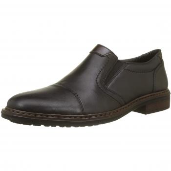 Zapatos Slip On Rieker para Hombre, Color Negro, Talla 41, Diseño Elegante y Confortable