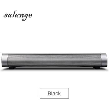 Barra de sonido Bluetooth inalámbrica HD con sonido envolvente 360 grados y micrófono incorporado, compatible con AUX/TF/USB para teléfono y PC