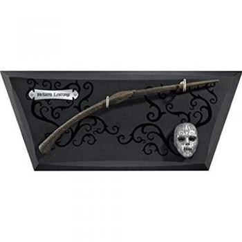 Noble Collection - NOB00NN7976 Harry Potter Varita En Expositor con Mascara, Multicolor