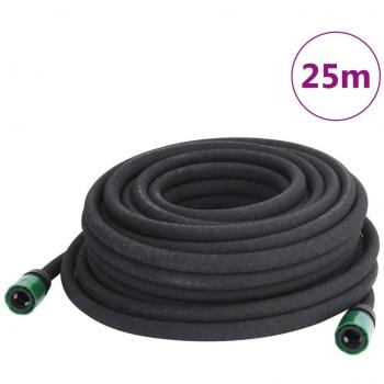 Manguera de riego porosa de jardín negra 0,6 (16 mm) - 25 m de goma