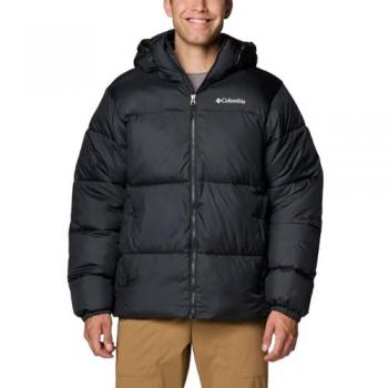 Columbia Puffect™ II Chaqueta Acolchada con Capucha para Hombre, Color Negro, Talla XL