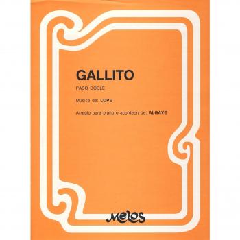 Pasodoble gallito para piano acordeon lopealgave