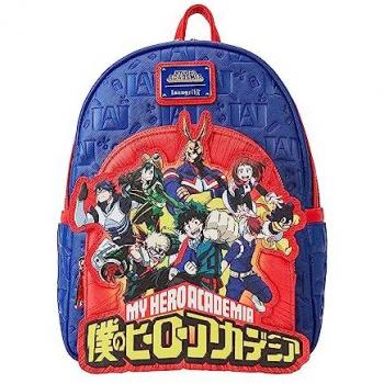 Mochila Loungefly My Hero Academia con logotipo en relieve 26 cm