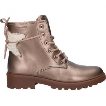 Botas Niña Geox J Casey Girl, color Lead, modelo J2620E 000NF, características: impermeables, transpirables, suela de goma antideslizante, diseño moderno y cómodo