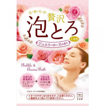 Kyoshinsha Luxury Cow Milk Bath Foam Salt - Jewelry Rose Fragrance 30g