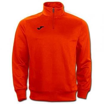 Joma Faraon Orange Fluorescent Half Zip Sweatshirt for Men - XL