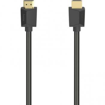 Cable HDMI Hama 00205242 Negro - Alta Velocidad de Transferencia, HDR Dinámico, 3D y 4K