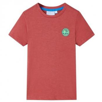 Camiseta Infantil Color Pimentón Talla 92