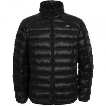 Trespass Mens Chilton Warm Natural Feather Down Winter Jacket Black