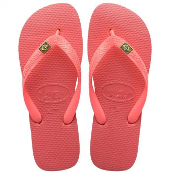 Chanclas Havaianas Brasil Unisex Adulto Rosa Coralnew 37/38 EU